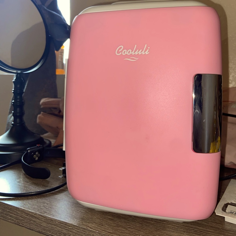 Makeup mini fridge
